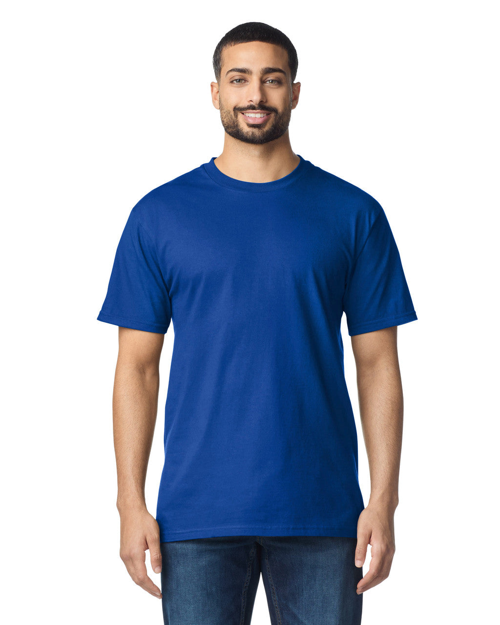 Gildan GH000 Hammer T-Shirt - Deep Royal - model front