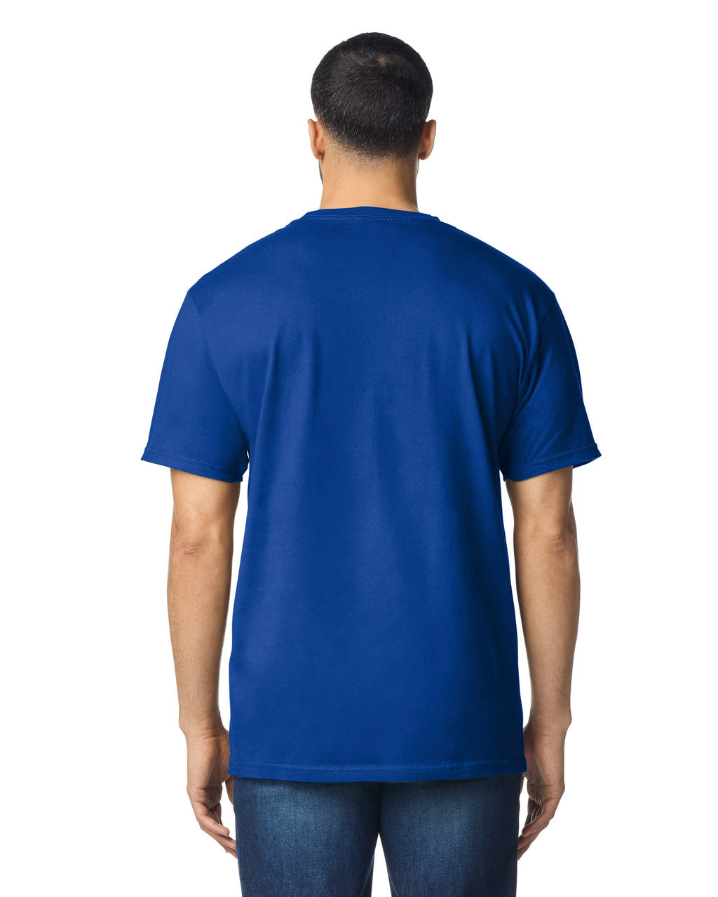 Gildan GH000 Hammer T-Shirt - Deep Royal - model back