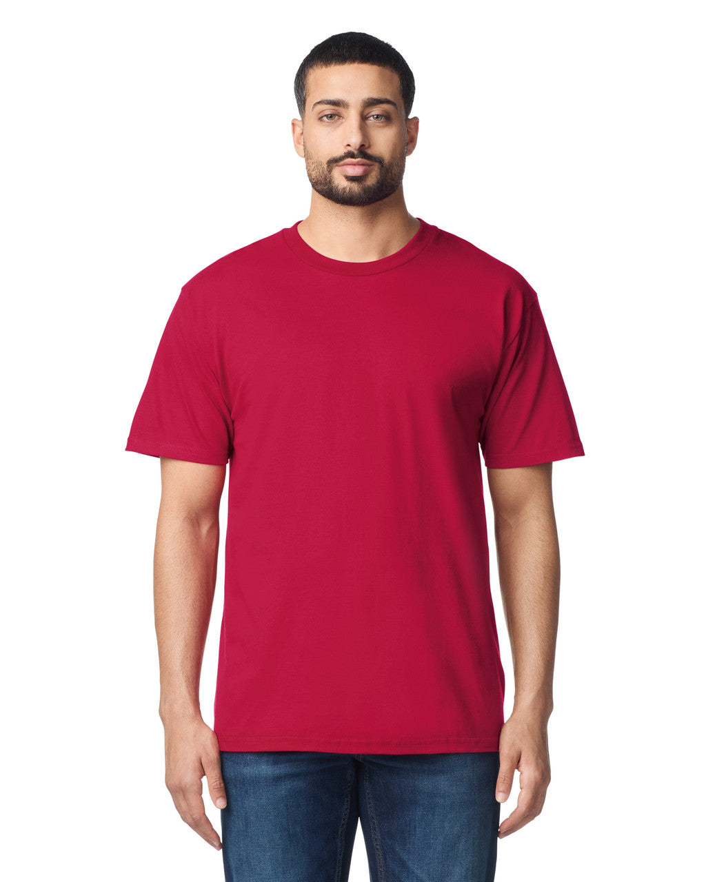 Gildan GH000 Hammer T-Shirt - Scarlet Red - model front