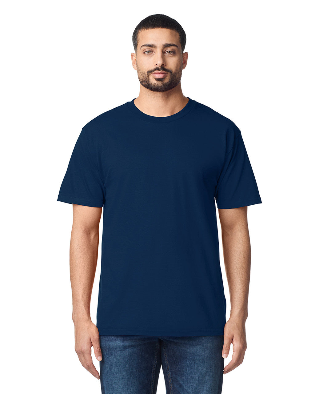 Gildan GH000 Hammer T-Shirt - Dark Navy - model front