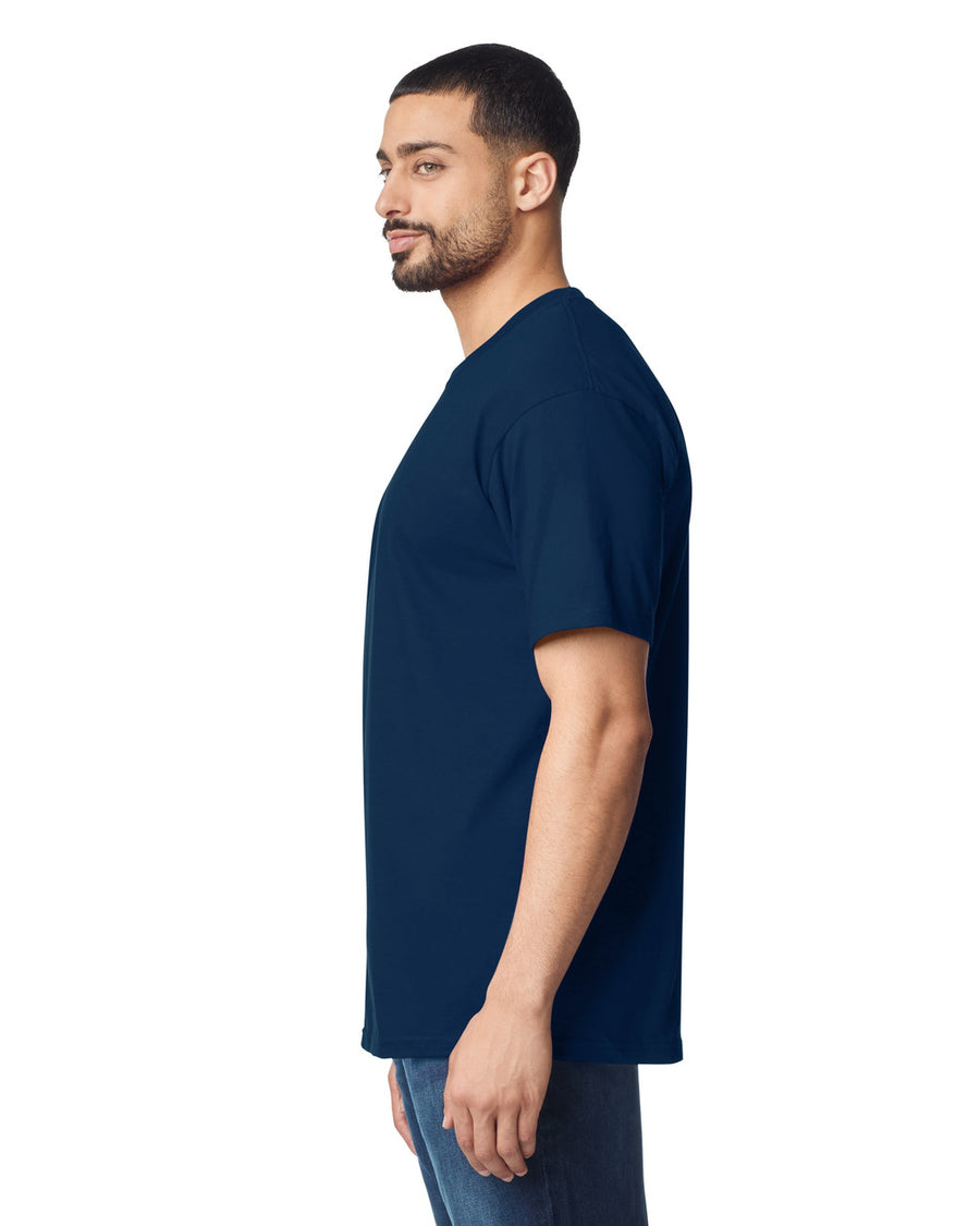 Gildan GH000 Hammer T-Shirt - Dark Navy - model side