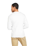 Gildan H400 Unisex Hammer Long Sleeve T-Shirt - White - model back
