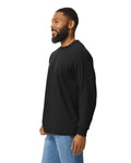 Gildan H400 Unisex Hammer Long Sleeve T-Shirt - Black - model side