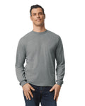 Gildan H400 Unisex Hammer Long Sleeve T-Shirt - Graphite Heather - model front