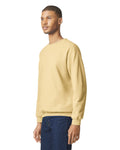 Gildan SF000 Unisex Softstyle Midweight Crewneck Sweatshirt - Yellow Haze - model side