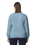 Gildan SF000 Unisex Softstyle Midweight Crewneck Sweatshirt - Stone Blue - model back