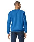 Gildan SF000 Unisex Softstyle Midweight Crewneck Sweatshirt - Royal - model back