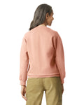 Gildan SF000 Unisex Softstyle Midweight Crewneck Sweatshirt - Dusty Rose - model back
