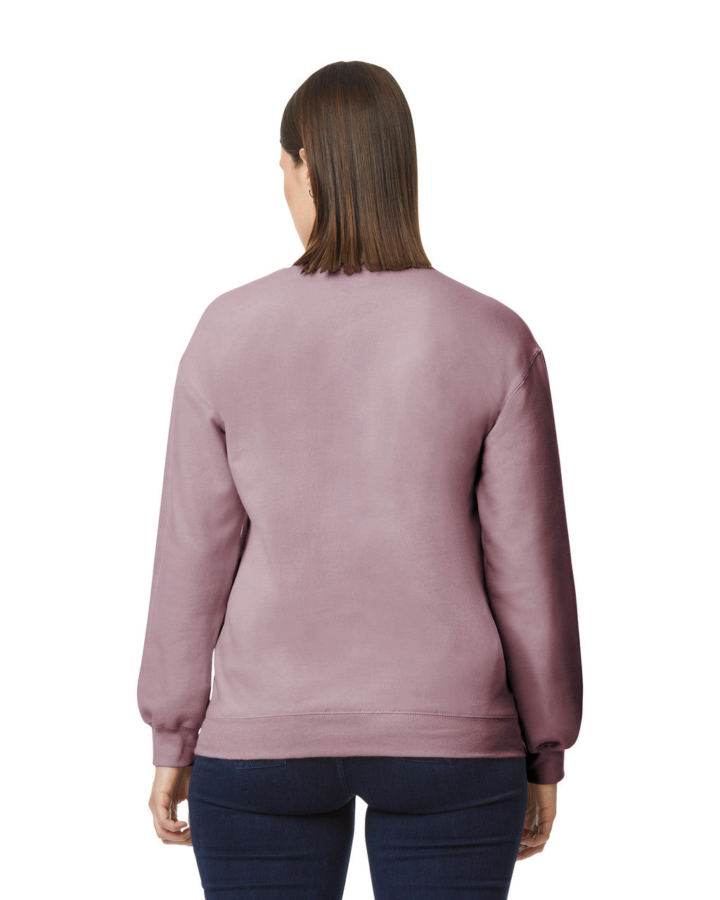 Gildan SF000 Unisex Softstyle Midweight Crewneck Sweatshirt - Paragon - model back