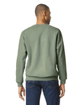 Gildan SF000 Unisex Softstyle Midweight Crewneck Sweatshirt - Sage - model back