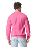 Gildan SF000 Unisex Softstyle Midweight Crewneck Sweatshirt - Pink Lemonade - model back