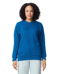 Gildan SF008 Unisex Softstyle Midweight 1/4 Zip Sweatshirt - Royal - model front