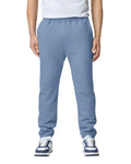 Gildan SF100 Unisex Softstyle Midweight Pocket Sweatpants - Stone Blue - model front