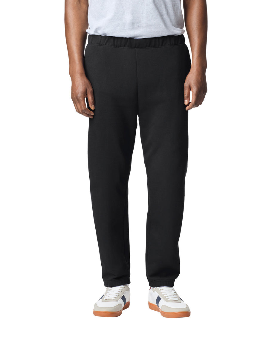 Gildan SF100 Unisex Softstyle Midweight Pocket Sweatpants - Black - model front