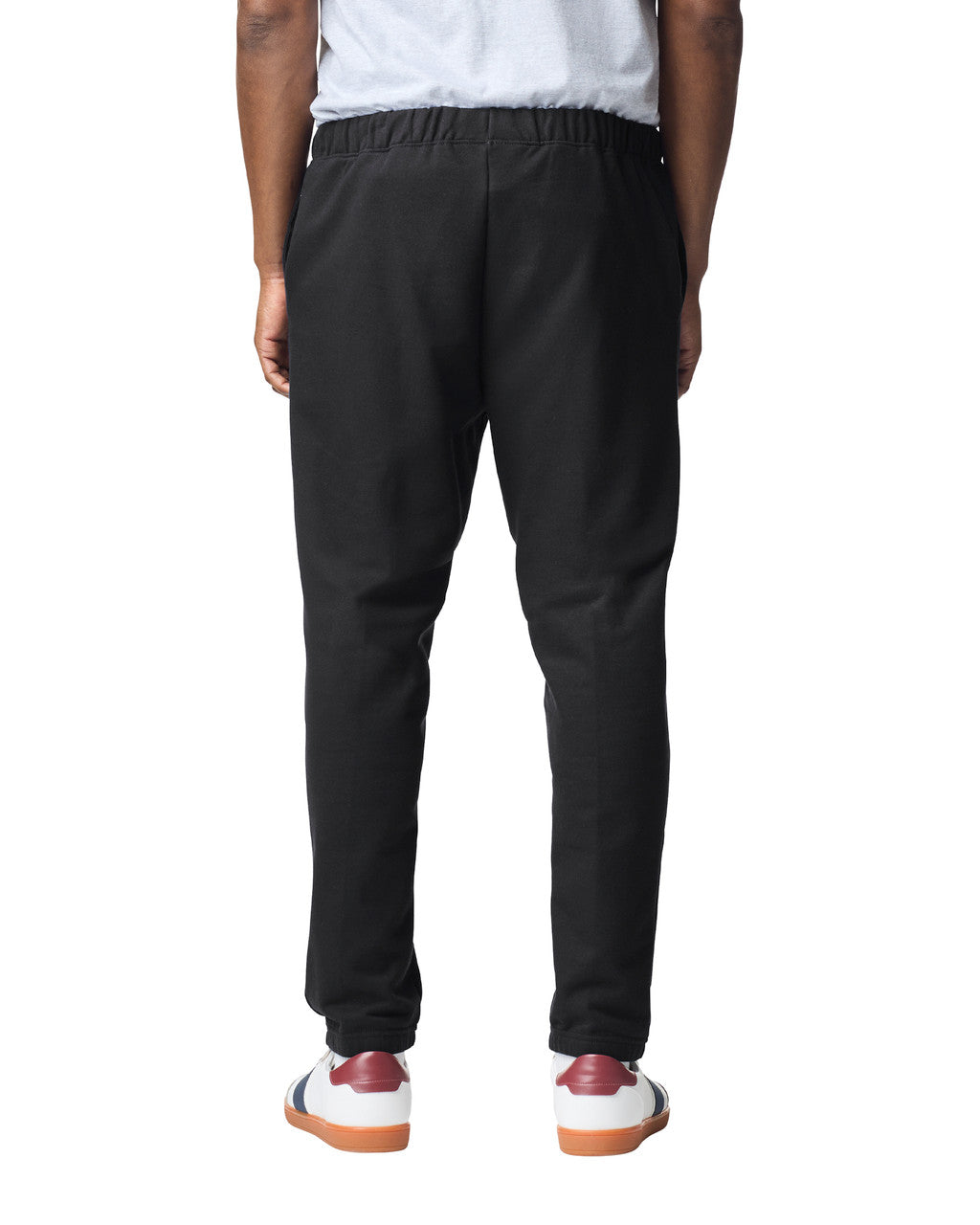 Gildan SF100 Unisex Softstyle Midweight Pocket Sweatpants - Black - model back