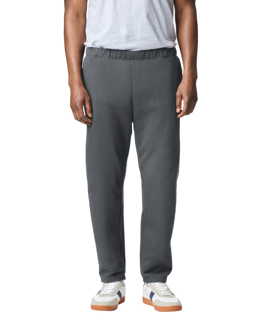Gildan SF100 Unisex Softstyle Midweight Pocket Sweatpants - Charcoal - model front