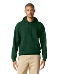 Gildan SF500 Unisex Softstyle Midweight Hooded Sweatshirt - Forest Green - model front