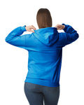 Gildan SF500 Unisex Softstyle Midweight Hooded Sweatshirt - Royal - model back