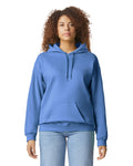 Gildan SF500 Unisex Softstyle Midweight Hooded Sweatshirt - Carolina Blue - model front