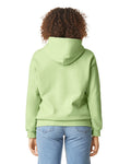 Gildan SF500 Unisex Softstyle Midweight Hooded Sweatshirt - Pistachio - model back