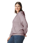 Gildan SF500 Unisex Softstyle Midweight Hooded Sweatshirt - Paragon - model side