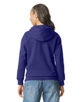 Gildan SF500 Unisex Softstyle Midweight Hooded Sweatshirt - Cobalt - model back