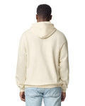 Gildan SF500 Unisex Softstyle Midweight Hooded Sweatshirt - Off White - model back