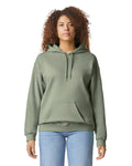 Gildan SF500 Unisex Softstyle Midweight Hooded Sweatshirt - Sage - model front