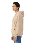 Gildan SF600 Unisex Softstyle Full-Zip Hooded Sweatshirt - Sand - model side