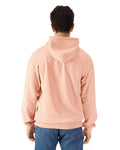 Gildan SF600 Unisex Softstyle Full-Zip Hooded Sweatshirt - Dusty Rose - model back