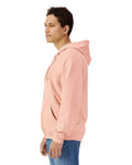 Gildan SF600 Unisex Softstyle Full-Zip Hooded Sweatshirt - Dusty Rose - model side